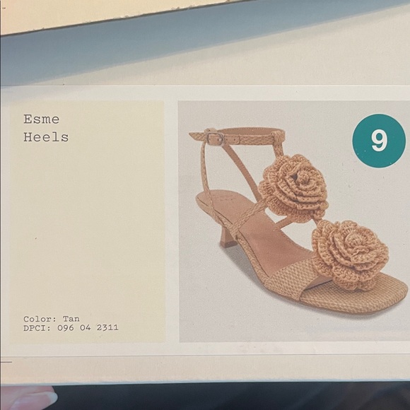 a new day Beige Crochet Floral Sandals - Picture 5 of 5